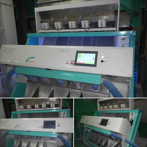 TAIHO CCD Color Sorter installed in Indonisia Rice Mill.